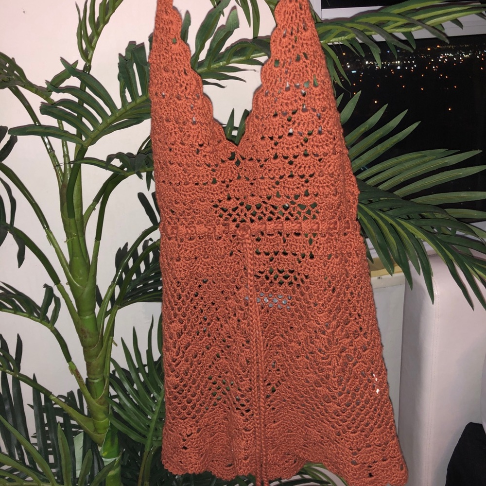 Halter Neck Crochet Top